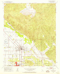 San Jacinto California Historical topographic map, 1:24000 scale, 7.5 X 7.5 Minute, Year 1953