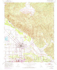 San Jacinto California Historical topographic map, 1:24000 scale, 7.5 X 7.5 Minute, Year 1953