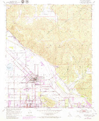 San Jacinto California Historical topographic map, 1:24000 scale, 7.5 X 7.5 Minute, Year 1953