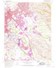 San Jose East California Historical topographic map, 1:24000 scale, 7.5 X 7.5 Minute, Year 1961