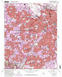 San Jose West California Historical topographic map, 1:24000 scale, 7.5 X 7.5 Minute, Year 1961