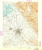 San Jose California Historical topographic map, 1:62500 scale, 15 X 15 Minute, Year 1899