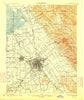 San Jose California Historical topographic map, 1:62500 scale, 15 X 15 Minute, Year 1899