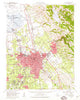 San Jose California Historical topographic map, 1:62500 scale, 15 X 15 Minute, Year 1953