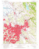 San Jose California Historical topographic map, 1:62500 scale, 15 X 15 Minute, Year 1961