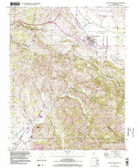 San Juan Bautista California Historical topographic map, 1:24000 scale, 7.5 X 7.5 Minute, Year 1997