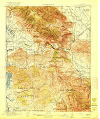 San Juan Bautista California Historical topographic map, 1:62500 scale, 15 X 15 Minute, Year 1917