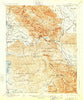 San Juan Bautista California Historical topographic map, 1:62500 scale, 15 X 15 Minute, Year 1917