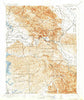 San Juan Bautista California Historical topographic map, 1:62500 scale, 15 X 15 Minute, Year 1917