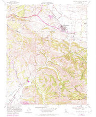 San Juan Bautista California Historical topographic map, 1:24000 scale, 7.5 X 7.5 Minute, Year 1955