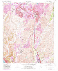 San Juan Capistrano California Historical topographic map, 1:24000 scale, 7.5 X 7.5 Minute, Year 1968