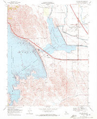 San Luis Dam California Historical topographic map, 1:24000 scale, 7.5 X 7.5 Minute, Year 1969