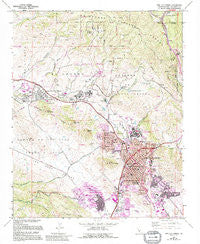 San Luis Obispo California Historical topographic map, 1:24000 scale, 7.5 X 7.5 Minute, Year 1965