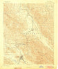 San Luis Obispo California Historical topographic map, 1:62500 scale, 15 X 15 Minute, Year 1897