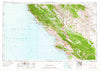 San Luis Obispo California Historical topographic map, 1:250000 scale, 1 X 2 Degree, Year 1958