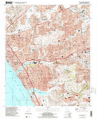 San Luis Rey California Historical topographic map, 1:24000 scale, 7.5 X 7.5 Minute, Year 1997