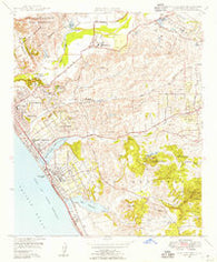 San Luis Rey California Historical topographic map, 1:24000 scale, 7.5 X 7.5 Minute, Year 1948