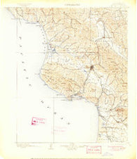 San Luis California Historical topographic map, 1:125000 scale, 30 X 30 Minute, Year 1900