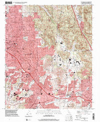 San Marcos California Historical topographic map, 1:24000 scale, 7.5 X 7.5 Minute, Year 1996
