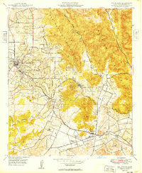 San Marcos California Historical topographic map, 1:24000 scale, 7.5 X 7.5 Minute, Year 1949