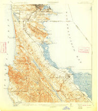 San Mateo California Historical topographic map, 1:62500 scale, 15 X 15 Minute, Year 1899