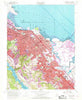 San Mateo California Historical topographic map, 1:24000 scale, 7.5 X 7.5 Minute, Year 1956