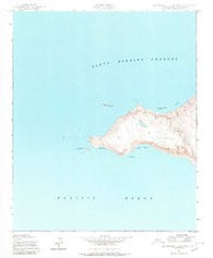 San Miguel Island West California Historical topographic map, 1:24000 scale, 7.5 X 7.5 Minute, Year 1943