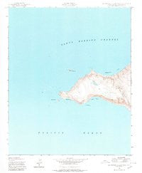 San Miguel Island West California Historical topographic map, 1:24000 scale, 7.5 X 7.5 Minute, Year 1943
