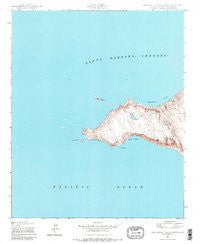 San Miguel Island West California Historical topographic map, 1:24000 scale, 7.5 X 7.5 Minute, Year 1943