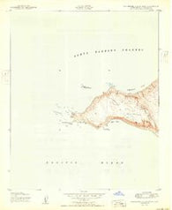San Miguel Island West California Historical topographic map, 1:24000 scale, 7.5 X 7.5 Minute, Year 1950