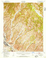 San Miguel California Historical topographic map, 1:62500 scale, 15 X 15 Minute, Year 1947
