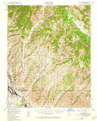 San Miguel California Historical topographic map, 1:62500 scale, 15 X 15 Minute, Year 1947