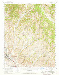 San Miguel California Historical topographic map, 1:62500 scale, 15 X 15 Minute, Year 1961