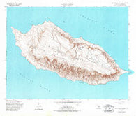 San Nicolas Island California Historical topographic map, 1:24000 scale, 7.5 X 7.5 Minute, Year 1956