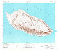 San Nicolas Island California Historical topographic map, 1:24000 scale, 7.5 X 7.5 Minute, Year 1956