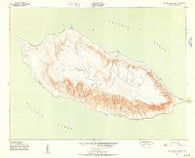 San Nicolas Island California Historical topographic map, 1:24000 scale, 7.5 X 7.5 Minute, Year 1943