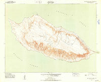 San Nicolas Island California Historical topographic map, 1:24000 scale, 7.5 X 7.5 Minute, Year 1943