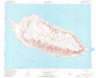 San Nicolas Island California Historical topographic map, 1:24000 scale, 7.5 X 7.5 Minute, Year 1956