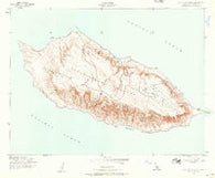 San Nicolas Island California Historical topographic map, 1:24000 scale, 7.5 X 7.5 Minute, Year 1956