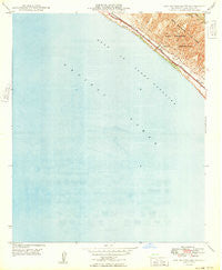 San Onofre Bluff California Historical topographic map, 1:24000 scale, 7.5 X 7.5 Minute, Year 1949