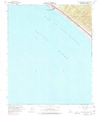 San Onofre Bluff California Historical topographic map, 1:24000 scale, 7.5 X 7.5 Minute, Year 1968