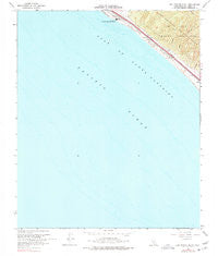 San Onofre Bluff California Historical topographic map, 1:24000 scale, 7.5 X 7.5 Minute, Year 1968