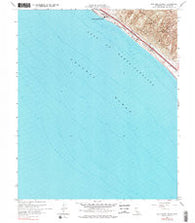 San Onofre Bluff California Historical topographic map, 1:24000 scale, 7.5 X 7.5 Minute, Year 1968