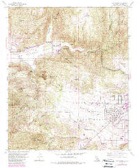 San Pasqual California Historical topographic map, 1:24000 scale, 7.5 X 7.5 Minute, Year 1954