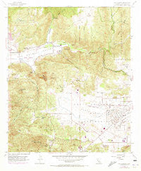 San Pasqual California Historical topographic map, 1:24000 scale, 7.5 X 7.5 Minute, Year 1954