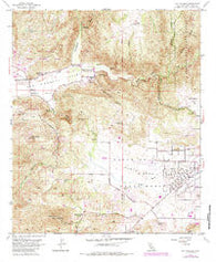 San Pasqual California Historical topographic map, 1:24000 scale, 7.5 X 7.5 Minute, Year 1954