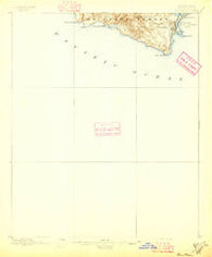 San Pedro California Historical topographic map, 1:62500 scale, 15 X 15 Minute, Year 1896