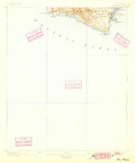 San Pedro California Historical topographic map, 1:62500 scale, 15 X 15 Minute, Year 1896