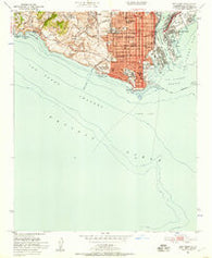 San Pedro California Historical topographic map, 1:24000 scale, 7.5 X 7.5 Minute, Year 1951