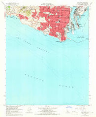 San Pedro California Historical topographic map, 1:24000 scale, 7.5 X 7.5 Minute, Year 1964
